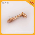 MZP46 Offer custom design shiny gold metal zipper slider puller